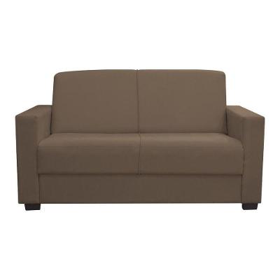 Sofá 3 Lugares Confortável 1,60m Livia Isa Estofados Marrom