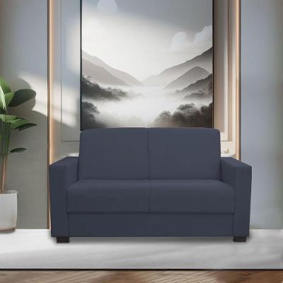 Sofá 3 Lugares Confortável 1,60m Livia Isa Estofados Azul Marinho