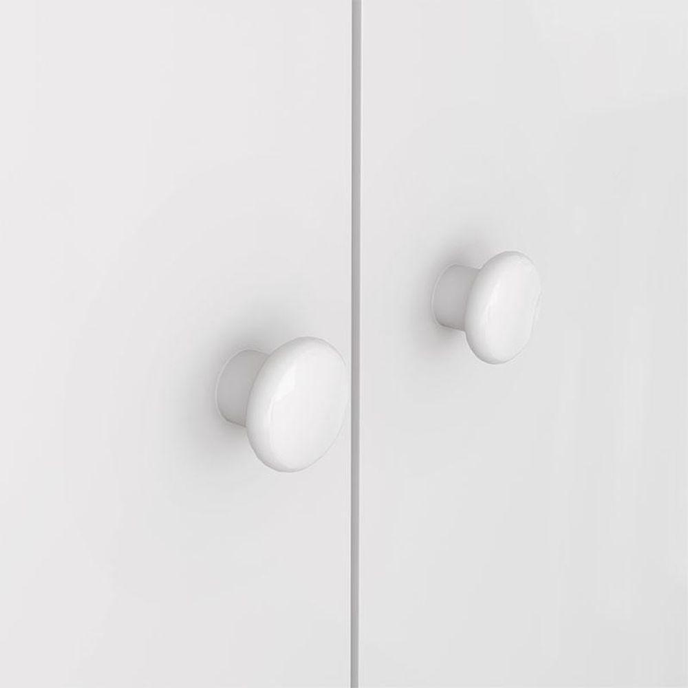 Guarda Roupa Infantil Magia Ambiente 3 Portas Branco Jequitibá Hp - Henn - 4