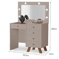 Penteadeira Camarim Luna Mani - Luapa Móveis - 2