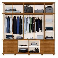 Guarda Roupa Casal Londres 5 Portas Freijó - Luapa Móveis - 2