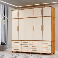 Guarda Roupa Casal Berlim Freijó Off White - Luapa Móveis - 3