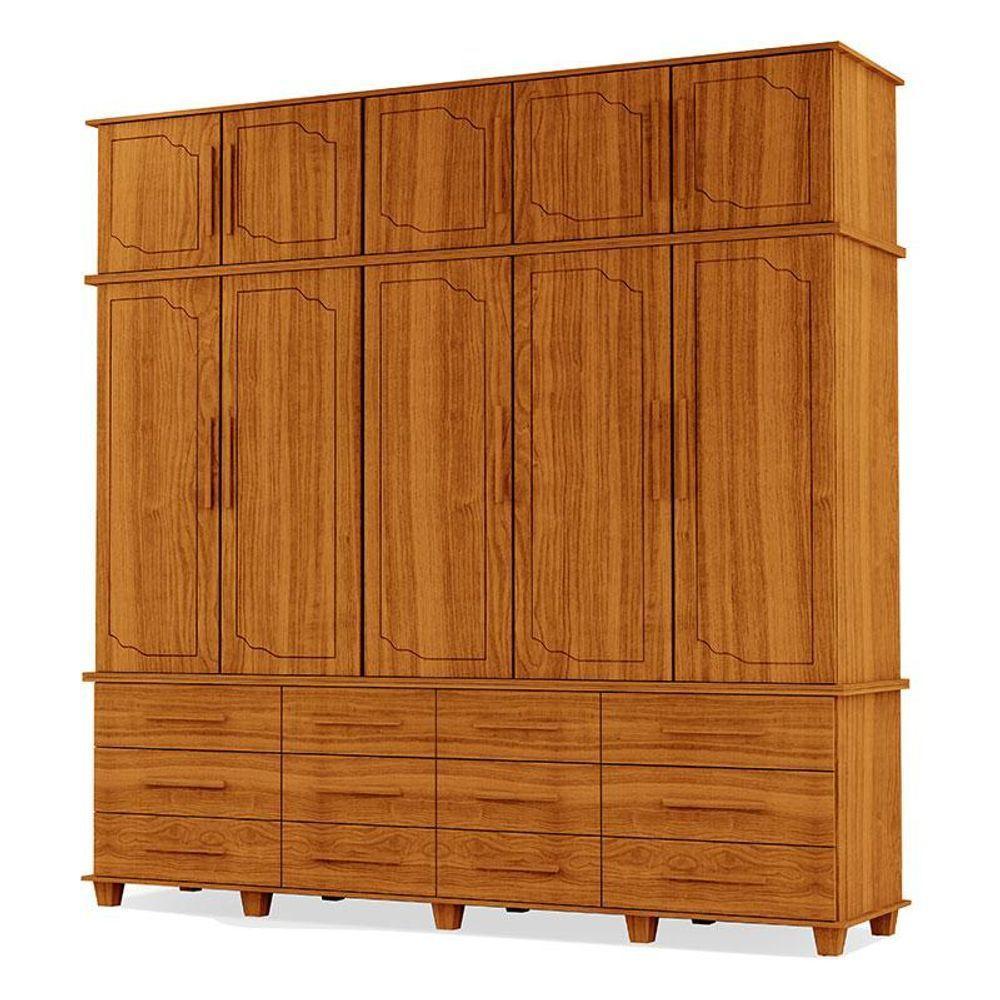 Guarda Roupa Casal Berlim Freijó - Luapa Móveis - 1