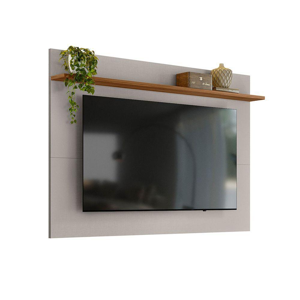 Painel Para Tv Nt 1305 Off White Com Freijó - Notável - 1