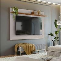 Painel Para Tv Nt 1305 Off White Com Freijó - Notável - 2