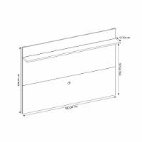 Painel Para Tv Nt 1305 Off White Com Freijó - Notável - 3