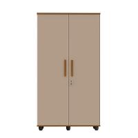 Armario Multiuso Grande E Reforçado Ouro Fechadura Com Chave Amêndoa / Fendi - 5