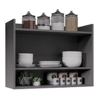 Armário Aéreo Cozinha Multiuso Cecília 70cm 02 Portas - Ssx Multicoisas Freijó - 2