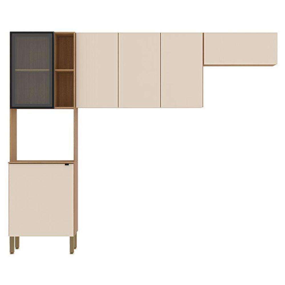 Cozinha Compacta 3 Peças Vert Plus Freijó Soft - Kits Paraná - 2