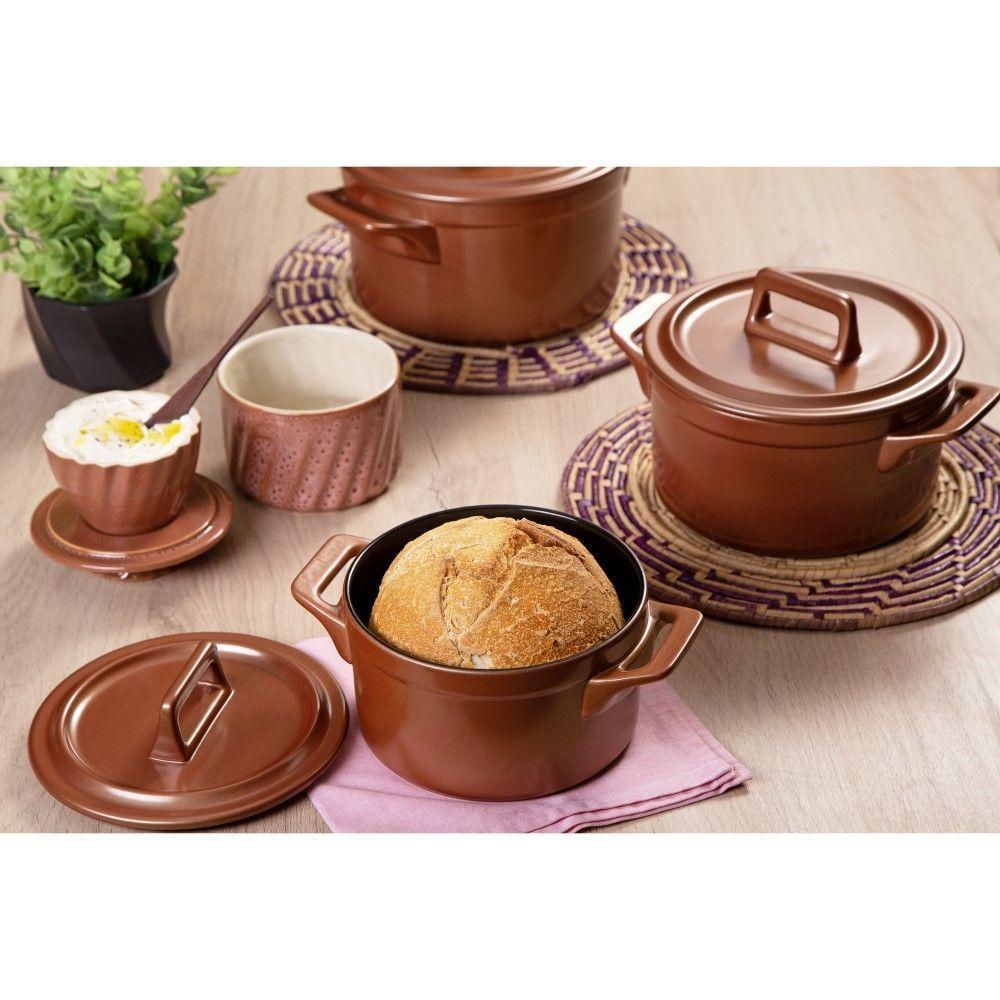 Jogo De Panelas De Cerâmica Clear+ 5 Peças Cobre Ceraflame - 7