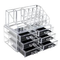 Organizador Maquiagem 6 Gavetas Acrilico Grande 17 Divisorias Porta Batom Cosmeticos Esmalte Joias - 3