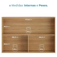 Armário Aéreo Art 6002 2 Portas 120 Cm Freijó Soft - Kits Paraná - 3