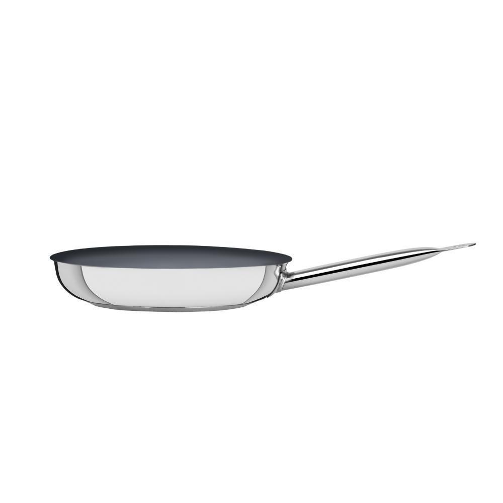 Frigideira Rasa Tramontina Professional Em Aço Inox Com Fundo Triplo E Revestimento Interno Cerâmico Grafite 26 Cm 2,2 L - 10