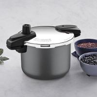 Panela De Pressão Arizona Indução 20 Cm 4,5 L Em Alumínio Revestimento Interno E Externo Grafite Tramontina 20560-520 - 5