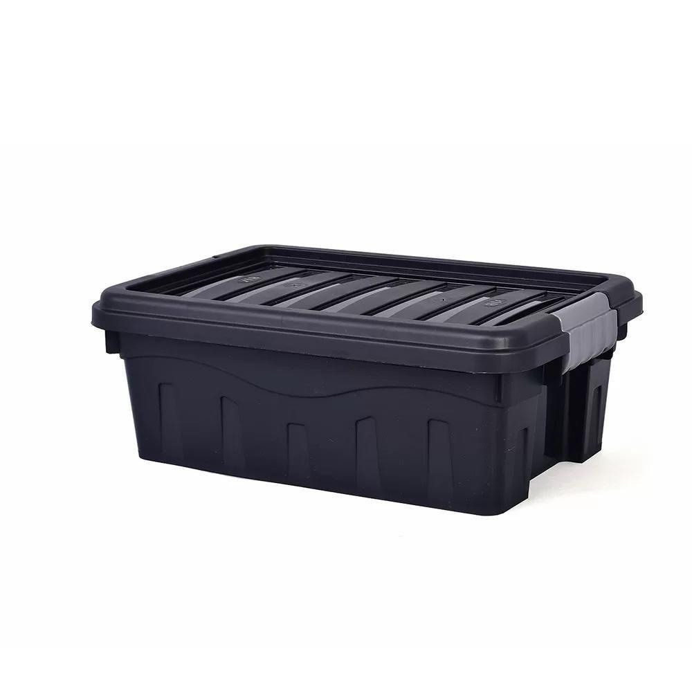 Caixa Organizadora Mudanca Rodinhas 31 Litros Maleta Grande Carrinho Container Empilhavel Multiuso Porta Alimentos Brinq - 7