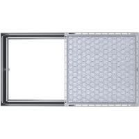 Alçapão Tampa Casa Maquina Piscina 120x120 Gaveta Deslizante Cinza - 8