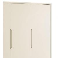 Guarda-roupa Retrô 3 Portas Théo New Areia Fosco Com Natural - Moveisaqui