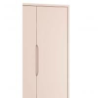 Guarda-roupa Retrô 2 Portas Classic New Rosa Fosco Com Natural - Reller