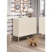 Cômoda Gaveteiro Théo New Areia Fosco Com Natural - Reller - 2