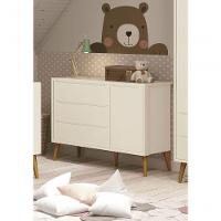 Cômoda Sapateira Théo New Areia Fosco Com Madeira - Reller - 2