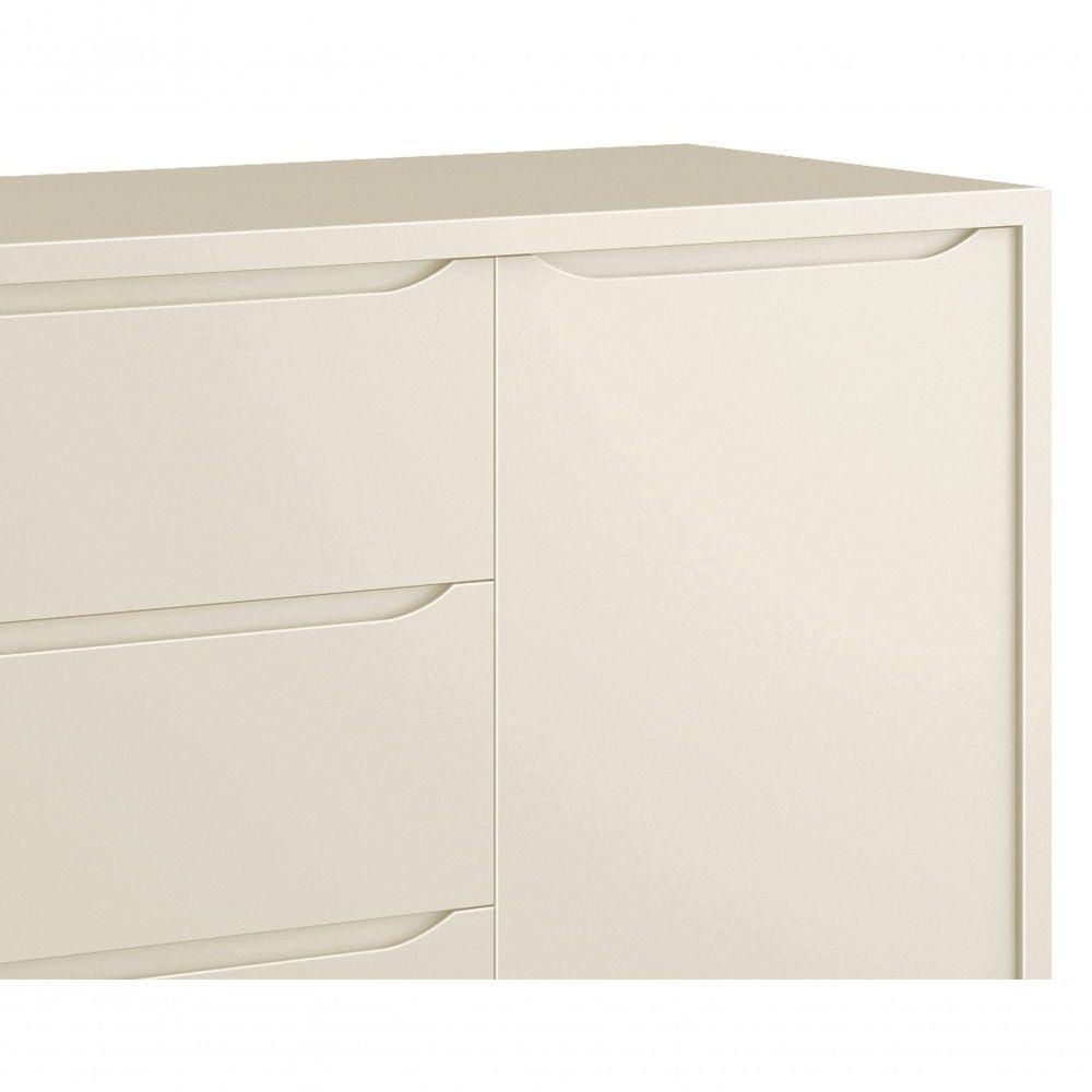 Cômoda Sapateira Théo New Areia Fosco Com Natural - Reller - 4