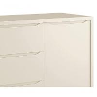 Cômoda Sapateira Théo New Areia Fosco Com Natural - Reller