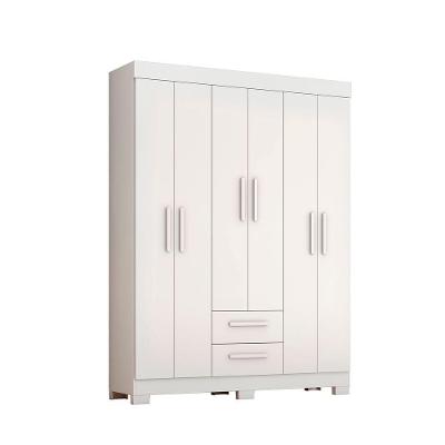 Guarda-roupa Nt 6015 Branco Com Rosa - Notavel