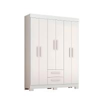 Guarda-roupa Nt 6015 Branco Com Rosa - Notavel - 1