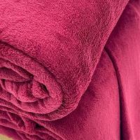 Cobertor Casal Uni Fleece Vinho - 3
