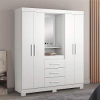 Guarda-roupa 4 Portas Nt 5015 Branco - Notável - 2