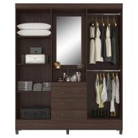 Guarda Roupa Casal Capelinha Persia Café - Demóbile - 3