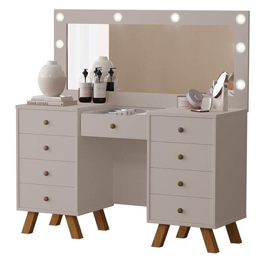 Penteadeira Camarim Mila Com Banqueta Mani - Luapa Móveis - 1