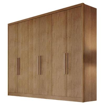 Guarda Roupa Casal New Messina 6 Portas 8 Gavetas Cumaru 23 - Novo Horizonte