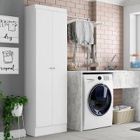 Armário Multiuso 2 Portas Space Branco Acetinado - Thb