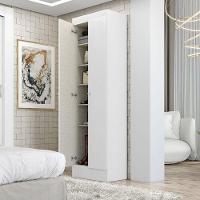 Armário Multiuso 2 Portas Space Branco Acetinado - Thb - 5