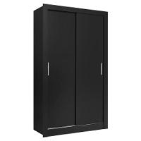 Guarda Roupa Solteiro City 2 Portas Preto Acetinado - Thb - 1