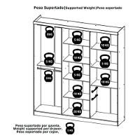 Guarda Roupa Casal Presence 6 Portas Branco Acetinado - Thb - 3