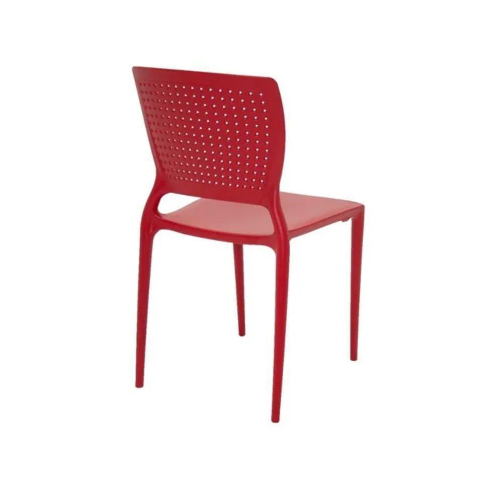 Kit 6 Cadeiras Safira Vermelha Tramontina 92048/040 - 2