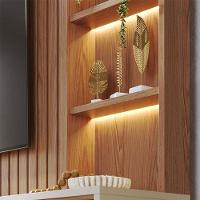 Estante Home Theater Cancun Freijó Off White Matte - Colibri