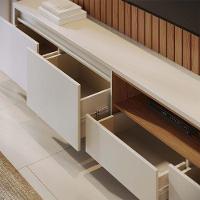 Estante Home Theater Cancun Freijó Off White Matte - Colibri - 6