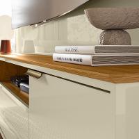 Estante Home Theater Nilo Cumaru/opala Para Tv Até 75” - Madetec Cumaru/opala - 5