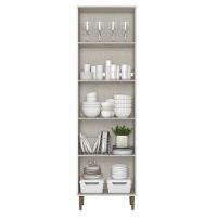 Cristaleira 80 Cm 2 Portas De Vidro Classy Branco - Thb - 2