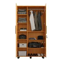 Guarda Roupa Solteiro Multiuso Sem Gaveta Reforçado Ouro Fechadura Com Chave Nature - 6