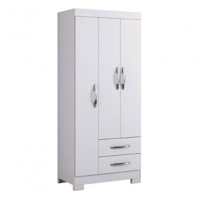 Guarda-roupa 3 Portas Nt 5000 Branco - Notável