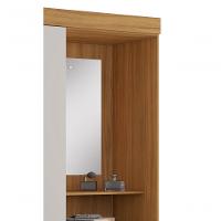 Guarda-roupa 2 Portas Denali Freijó Com Off White - Moveisaqui