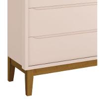 Cômoda Sapateira Classic New Rosa Fosco Com Madeira - Moveisaqui