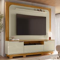 Estante Home Theater Nilo Cumaru/opala Para Tv Até 75” Com Pés - Madetec Cumaru/opala - 2