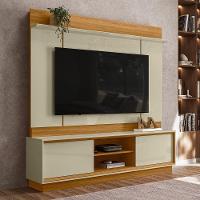 Estante Home Theater Siena Cumaru/opala Para Tv Até 75” - Madetec Cumaru/opala - 2