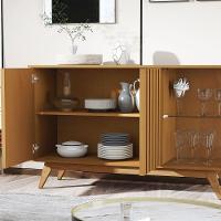 Buffet Aparador Jb Acai 3 Portas Luxo Nature - Moveis Jb