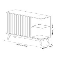 Buffet Aparador Jb Acai 3 Portas Luxo Nature - Moveis Jb - 7